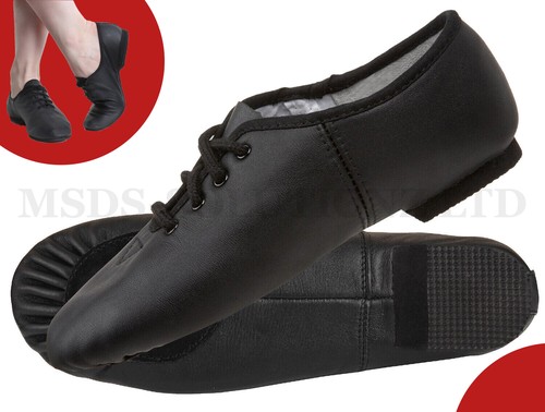 Lace jazz dance shoes - up,