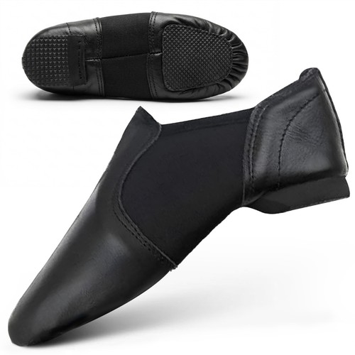 Jazz dance shoes slip black - shoes, on