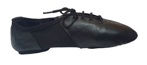 Jazz dance shoes black leather - dance,