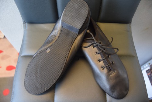 Black leather starlite myjazz - black,