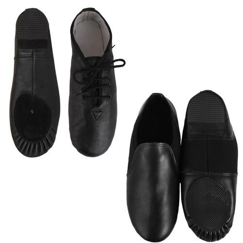 Jazz dance shoes slip black - shoes,