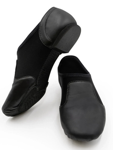 Black capezio slip split so - slip, on
