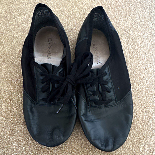 Capezio black leather lace - capezio,